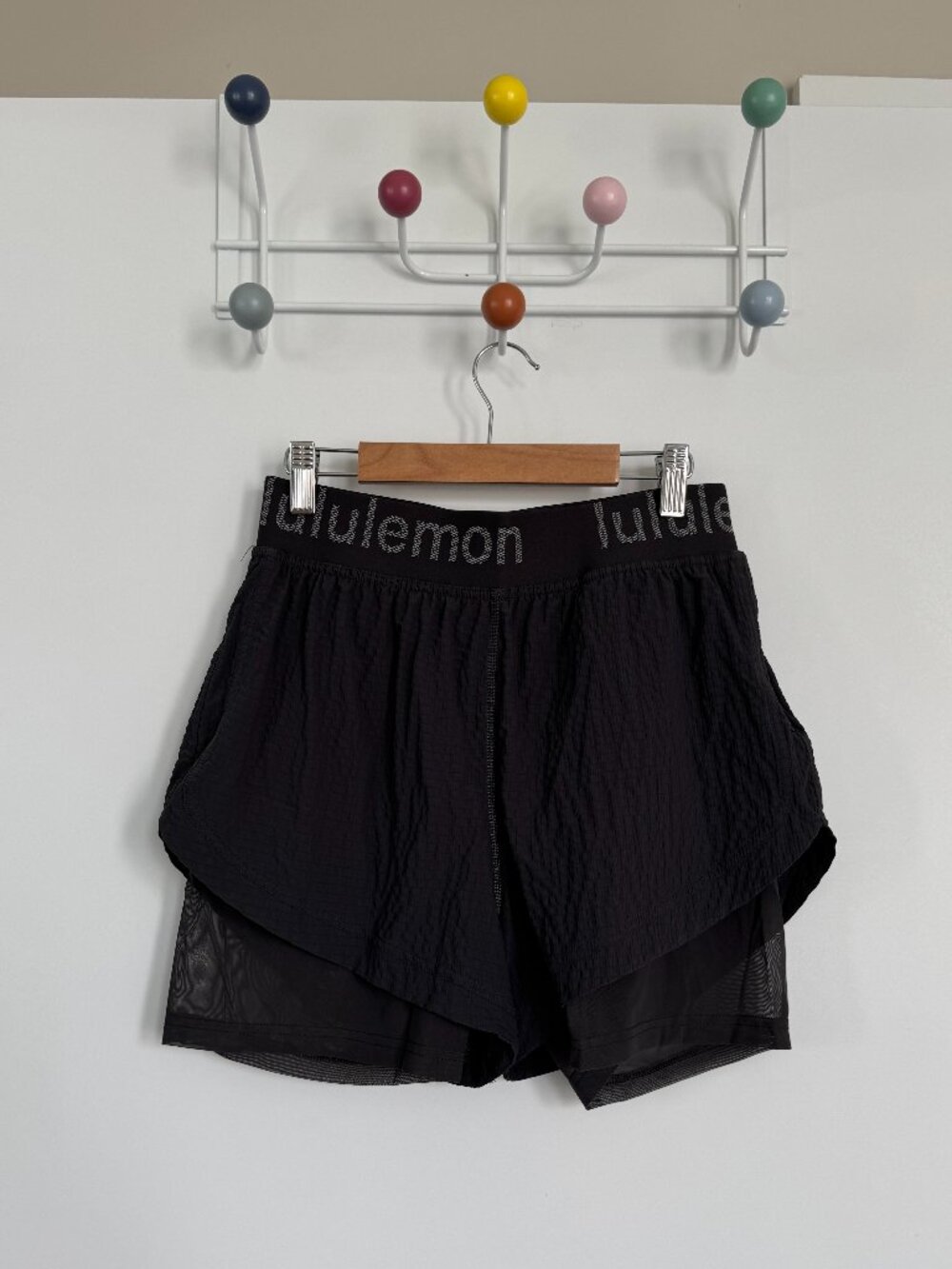 lululemon logo waistband high-rise training short